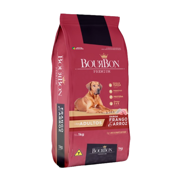 Bourbon Dog Adultos Premium Sabor Frango e Arroz