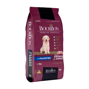 Bourbon Dog Filhotes Premium Especial Sabor Frango e Arroz