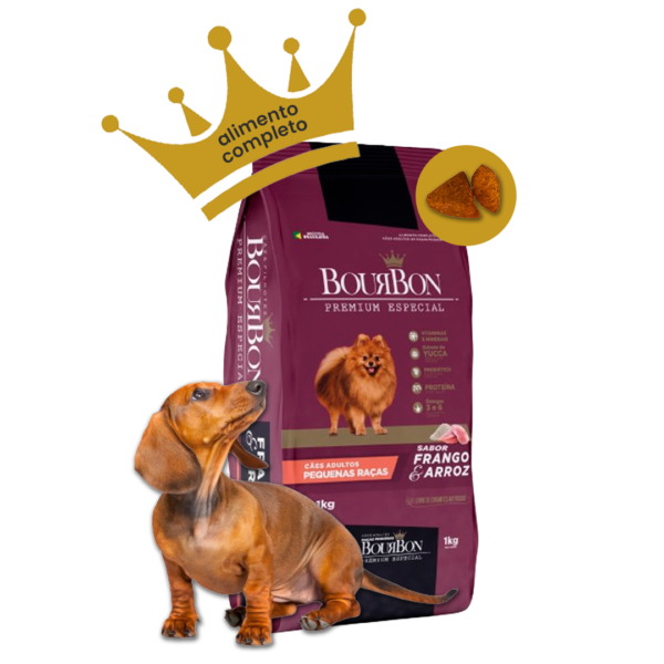 Bourbon Dog Raças Pequenas Premium Especial Sabor Frango e Arroz - Image 2